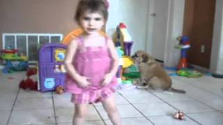 Lily dances to the Broccoli song from Juno Baby [upl. by Proud]