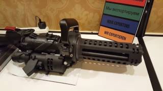 2017 Shot Show  2017 XM556 Microgun Minigun by Empty Shell [upl. by Vookles790]