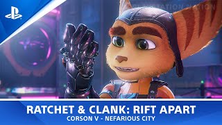 Ratchet amp Clank Rift Apart  Corson V Nefarious City  Nefarious Juggernaut Boss Fight [upl. by Slen]