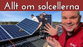 Allt om våra solceller  Installation tekniken all data och vad vi skulle gjort annorlunda [upl. by Carlton]