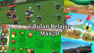 BELAJAR BUAT GAME PAKE HAPE  MAX2D [upl. by Yentirb]