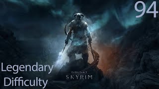 Skyrim Anniversary Edition  Legendary Difficulty Part 94  Skuldafn Temple [upl. by Ecinev]