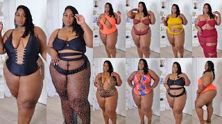 HUGE Plus Size SUMMER SWIM HAUL 2022  Nova Swim by Fashion Nova Curve [upl. by Adigirb]