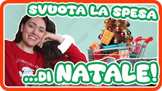 🛍️ SVUOTA LA SPESA PER IL CENONE DI NATALE 🎄 [upl. by Tartaglia239]