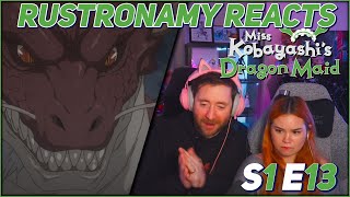 Miss Kobayashis Dragon Maid Episode 13 REACTION  小林さんちのメイドラゴン  Daddys hereeeeeee [upl. by Tess]