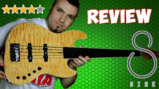 SIRE V9 Fretless Jazz Bass Marcus Miller 5 string  review and test  sirerevolution [upl. by Velick]