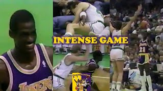 Michael Cooper 21 Points Off the Bench vs Celtics Intense Game Magic Buzzer Beater 198788 [upl. by Tess]