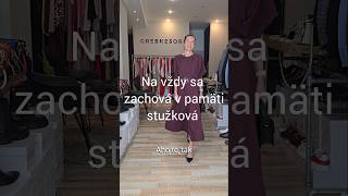 Dámske spoločenské šaty IMPERIAL bordové pre Vás 😍 grebnesor fashion autumnfashion ootdpost [upl. by Adnawahs]