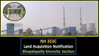 BhupalapallySironcha NH353C Land Acquisition Notification update II JVEdVlog [upl. by Rica]