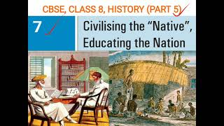 CIVILISING THE NATIVE CBSE CLASS 8 HISTORY CHAPTER 7 PART 5 IN MALAYALAM JIBIS CLASSES [upl. by Yewed]