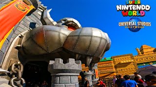 Super Nintendo World  Universal Studios Hollywood [upl. by Ahsatak394]