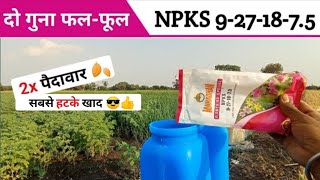 दो गुना फलफूल 2X पैदावार  Mahadhan Flowering Special NPKS 9271875 [upl. by Mike]