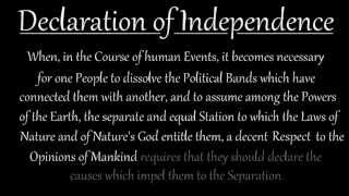 Memorize the Declaration of Independence Introduction [upl. by Inele]