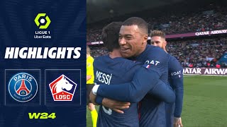 PARIS SAINTGERMAIN  LOSC LILLE 4  3  Highlights  PSG  LOSC  20222023 [upl. by Anirtak]