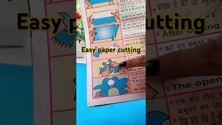 Easy paper craft ideas Paper cutting design shorts craft [upl. by Enelak]