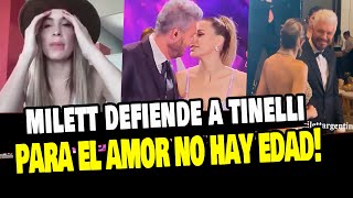 MILETT FIGUEROA DEFIENDE LA DIFERENCIA DE EDAD CON MARCELO TINELLI EN VIVO [upl. by Annairoc]