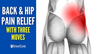 3 Moves for Instant Lower Back and Hip Pain Relief [upl. by Mueller]