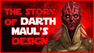 The STORY of DARTH MAULS Look amp Design for THE PHANTOM MENACE  Star Wars Canon Explained  Shorts [upl. by Cynara]