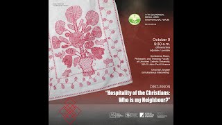 Discussion “Hospitality of the Christians Who is my Neighbour” [upl. by Enitsud]