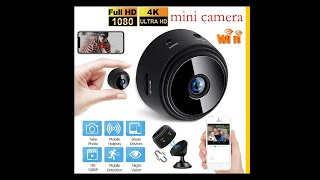 Recensione mini telecamera wifi [upl. by Suaeddaht235]