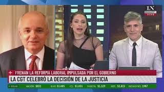 La palabra de Alejandro Fargos constitucionalista sobre la cautelar contra la reforma laboral [upl. by Nielsen]