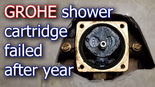 GROHE Shower Cartridge Failed After One Year [upl. by Annyahs]