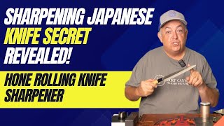 Discover The Secret Of Sharpening Japanese Knives With The Hone Rolling Knife Sharpener [upl. by Baniez]