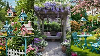 🌸🌿CHARMING GARDEN IDEAS 2024 Crafting Serenity amp Green Gardening Design Aesthetic W Functionality [upl. by Anilahs]