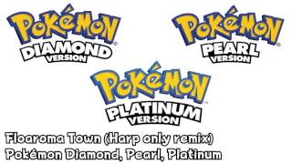 Floaroma Town Harp only remix – Pokémon DPPT [upl. by Sanbo866]