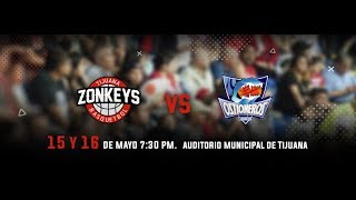 Tijuana Zonkeys vs Ostioneros de Guaymas  J1 Cibacopa dportenis 2018 [upl. by Ardnuyek]