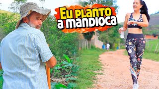 Comigo é assim eu planto a mandioca mesmo [upl. by Ayotahs]