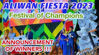 Aliwan Fiesta 2023 ANNOUNCEMENT OF WINNERS  Streetdance Competition Aliwan Festival of Champions [upl. by Philemol474]