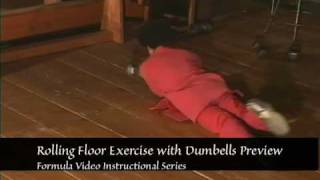 Rolling Floor Exercise with Dumbbells [upl. by Olracnaig]