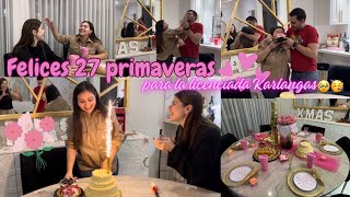 ESTE CONVIVIO LE TENÍA PREPARADO A KARLA POR SU CUMPLEAÑOS 🥹🩷  VLOG [upl. by Ibob823]