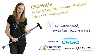 Vente et location de matériel médical Marne 51100 Reims avec Charlotte [upl. by Inohtna]