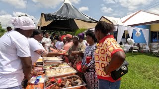 Cooking numerous Ghanaian Party food for Naming ceremony Party jollofwaakyebanku West Africa [upl. by Mccall]