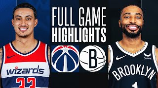 WIZARDS at NETS  FULL GAME HIGHLIGHTS  December 8 2023 [upl. by Ozne]