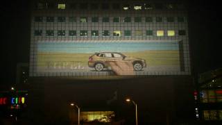 NuFormer 3D Video Mapping  BMW Singapore May 2010 [upl. by Ralston]