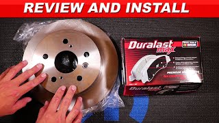 Toyota Camry Rear Brakes Install  Duralast Max Review 20072011 [upl. by Giacinta]