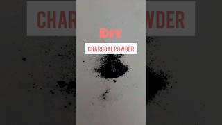 Make charcoal powder at Home DIY charcoal powder artist art shorts [upl. by Noitna227]