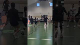 Nice Team Rally siennarivera carondelethighschool shorts libero volleyball [upl. by Eiramik867]