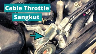 Tukar Cable Throttle Sangkut RS150 [upl. by Nick]