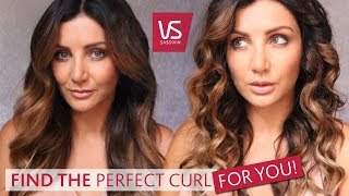 Find the perfect Curling Tong for YOU  VS Sassoon [upl. by Tartan]