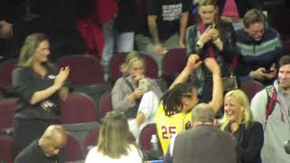 JuJu Watkins Congratulated Teammate McKenzie Forbes Then She Shook Hands with Fans and her Family [upl. by Rutan]