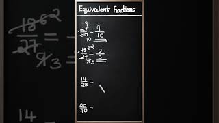 Equivalent Fractions [upl. by Gerri]