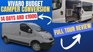 Less Than £1000 Vauxhall Vivaro Campervan Conversion We Changed Everything In Just 2 Weeks [upl. by Barn]