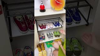 SpaceSaving Shoe Rack  Keep Your Shoe Cabinet Neat and Organized [upl. by Ennayhs]