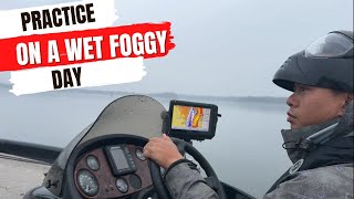 Early December Bass Fishing Navigating Through the Fog [upl. by Essilevi]