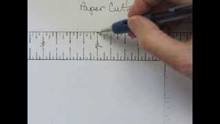 How to Read 16ths of an Inch on Rulers and Paper Cutters [upl. by Bunny]