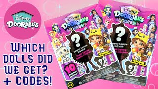 We Figured Out The Codes  Disney Doorables Adoorbs  Mystery Doll Toy Unboxing and Review [upl. by Fromma]